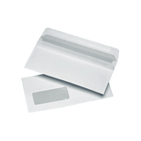 500 White DL Windowed (35mm x 90mm) Self Seal & Press Seal Envelopes (110mm x 220mm)