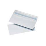 1000 White DL Non Windowed Self Seal & Press Seal Envelopes (110mm x 220mm)