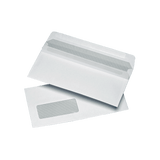 1000 White DL Windowed (35mm x 90mm) Self Seal & Press Seal Envelopes (110mm x 220mm)