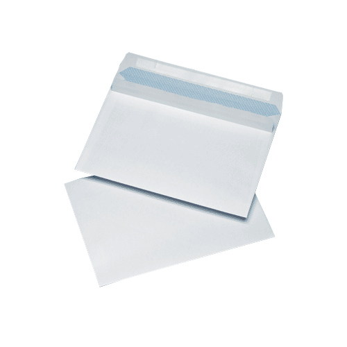 500 White C5 Non Windowed Self Seal & Press Seal Envelopes (162mm x 229mm)