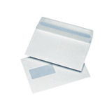 500 White C5 Windowed (45mm x 90mm) Self Seal & Press Seal Envelopes (162mm x 229mm)