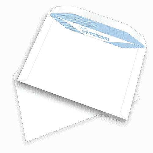 500 White C5+ Gummed Non Windowed Envelopes (114mm x 235mm)