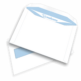 500 White C5+ Gummed Windowed (45mm x 90mm ) Folding Inserting Machine Envelopes (162mm x 235mm)