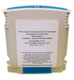 Pitney Bowes Connect+ 1000 Ink Cartridge, Connect+ 2000 Ink Cartridge & Connect+ 3000 Ink Cartridge - Compatible Cyan Ink Cartridge