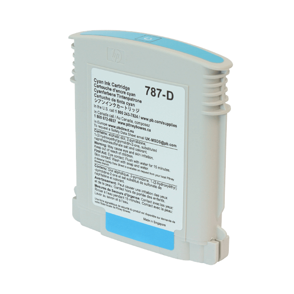 Pitney Bowes SendPro P1000 Ink Cartridge, SendPro P2000 Ink Cartridge & SendPro P3000 Ink Cartridge - Genuine Original Cyan Ink Cartridge