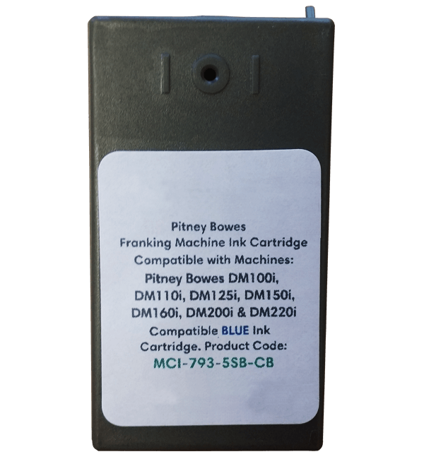 Pitney Bowes SendPro+ Ink Cartridge - Compatible Blue Ink Cartridge