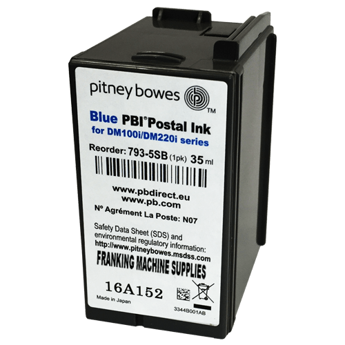 Pitney Bowes SendPro C Ink Cartridge - Genuine Original Blue Ink Cartridge