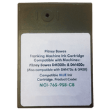 Pitney Bowes DM300M Ink Cartridge & DM400M Ink Cartridge - Compatible Blue Ink Cartridge