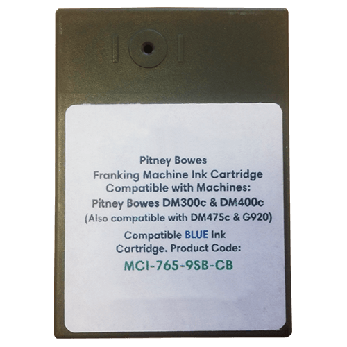 Pitney Bowes SendPro C Auto Ink Cartridge - Compatible Blue Ink Cartridge