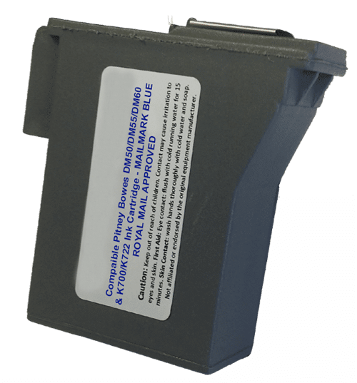Pitney Bowes DM60 Ink Cartridge & K722 Ink Cartridge - Compatible Blue Ink Cartridge