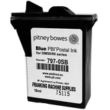 Pitney Bowes DM60 Ink Cartridge & K722 Ink Cartridge - Genuine Original Blue Ink Cartridge
